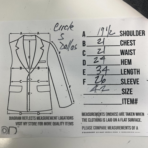 Circle S Blazer Mens 42L Gray Western Sport Coat Jacket Made USA Rodeo Cowboy - Picture 6 of 16